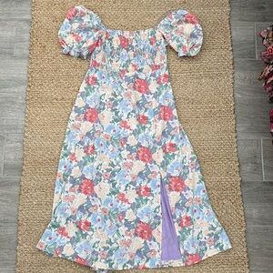 ASTR Floral Midi Dress, Size L